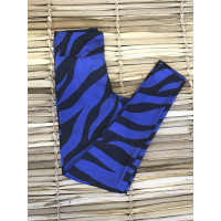 legging zebra azul